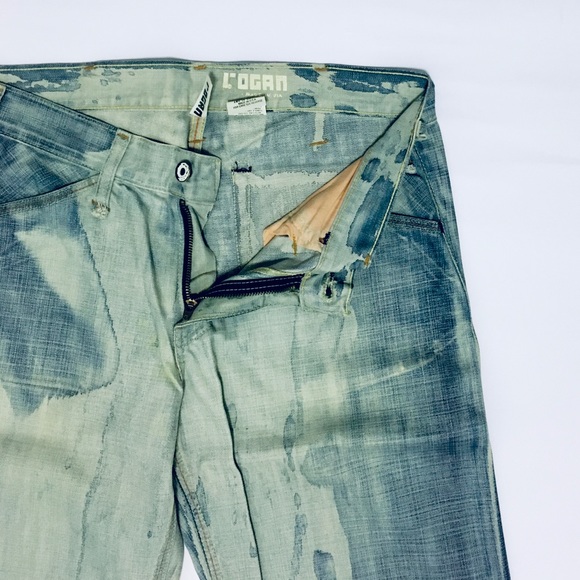 Rare Rogan Splatter Paint Boyfriend Denim (28,29) - Picture 4 of 8